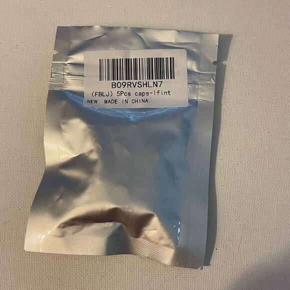 Infinity valve Stem caps in black set of 5 NWT - Picture 4 of 4